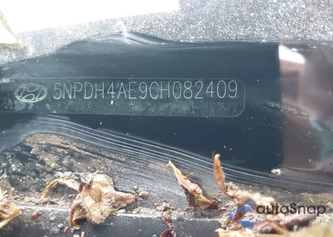 2012 Hyundai Elantra Limited z USA, uszkodzony, nr VIN 5NPDH4AE9CH082409